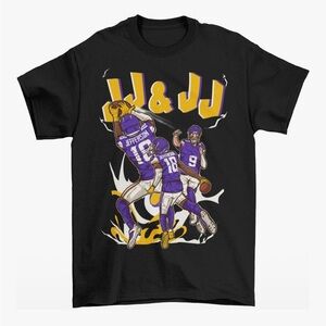 NEW Justin Jefferson & JJ McCarthy, JJ & JJ Minnesota Football T-Shirt